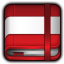 Moleskine Red Icon 64x64 png